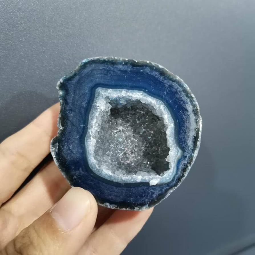 ✳️専用‼️✮家宝級逸品✮超極大✮癒される色模様✨ブルーメノウ 青瑪瑙 原石 天然石 青瑪瑙 38406 | mineralhonpo