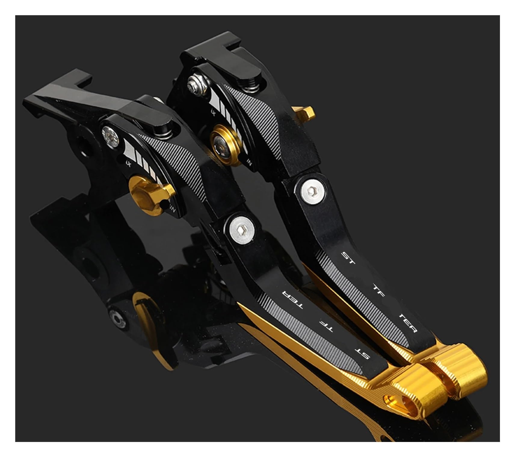 PLIQVBN Clutch Brake shafts Motorcycle Accessories Adjustable Aluminium Brake Clutch Levers Parts for st&reetfi&ghter V4 2018-2023