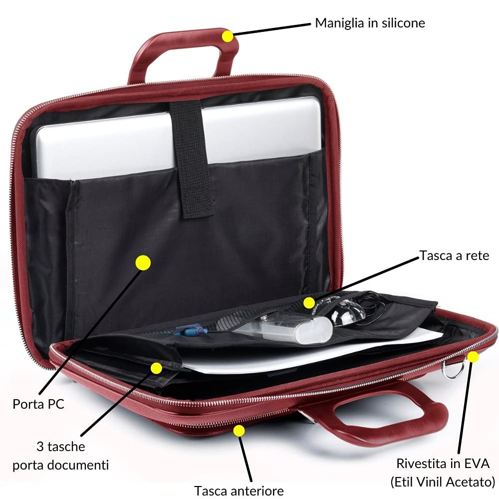 Bombata Cartella Classic Plus 15,6", 43 cm