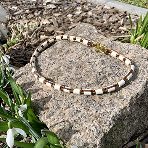 Pfoetchen-Welt Premium EM-Keramik Halsband für Hunde. Individuelle Maßanfertigung! Jetzt auch mit Namen. Über 100000 Variationen möglich. Infotelefon 017682042883