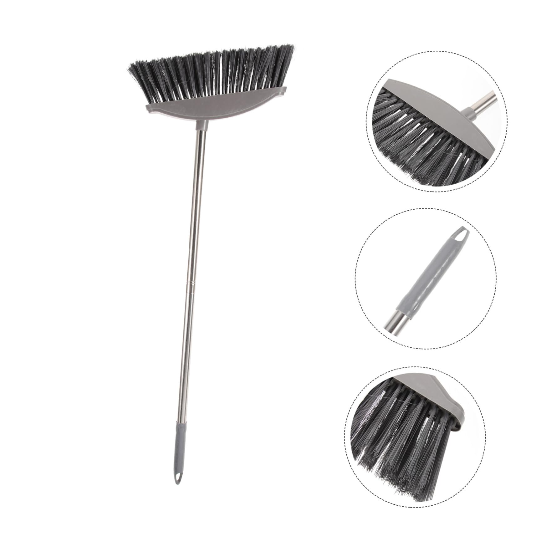 Cabilock Home Broom with Long Handle Floor Wiper for Efficient Indoor Outdoor Cleaning for Pet Hair and Debris Removal Easy to Use