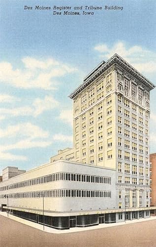 Des Moines Register and Tribune Building, Des Moines - Vintage Image Des Moines Register and Tribune Building, Des Moines - Vintage Image