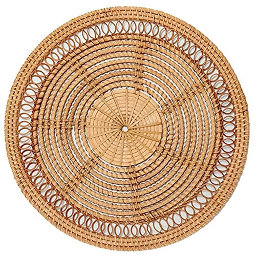 Folceretsc Home Woven Wall Basket Natural Decor Decorative Rattan Decor Woven Wall Decor Woven Wall Hanging