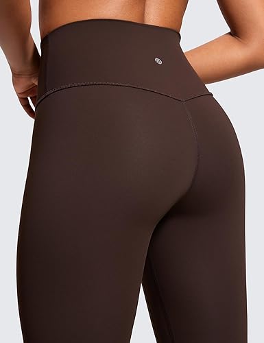 Miniatura 69 de CRZ YOGA Leggings de entrenamiento para mujer con sensación de desnudez cepillada de 25 pulgadas, pantalones de yoga de compresión de cintura alta