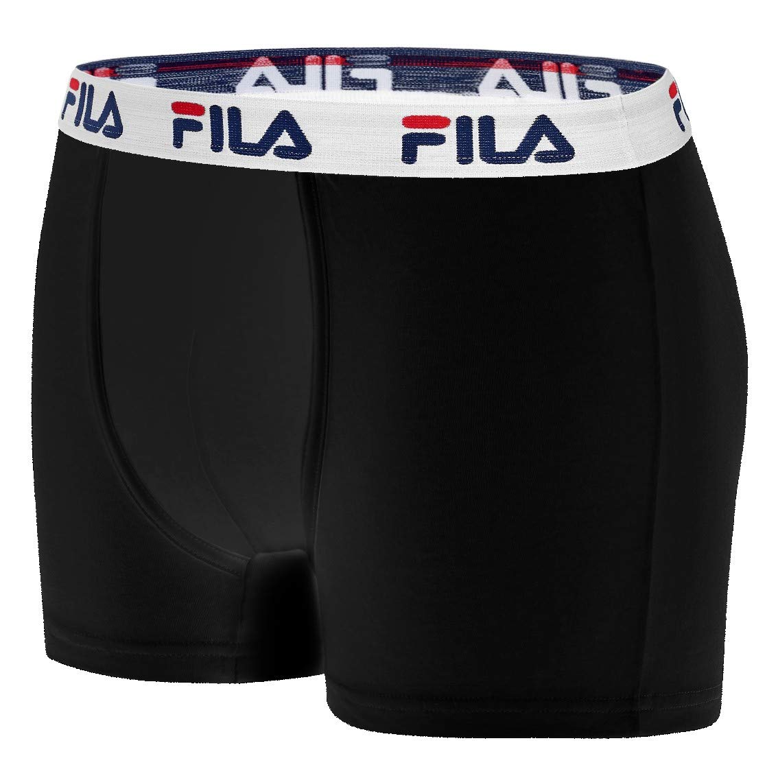 FILA Calzoncillos Hombre Boxer Algodón, Ropa Interior Hombre, Stretch, Malla Ventilada (Lote de 4)