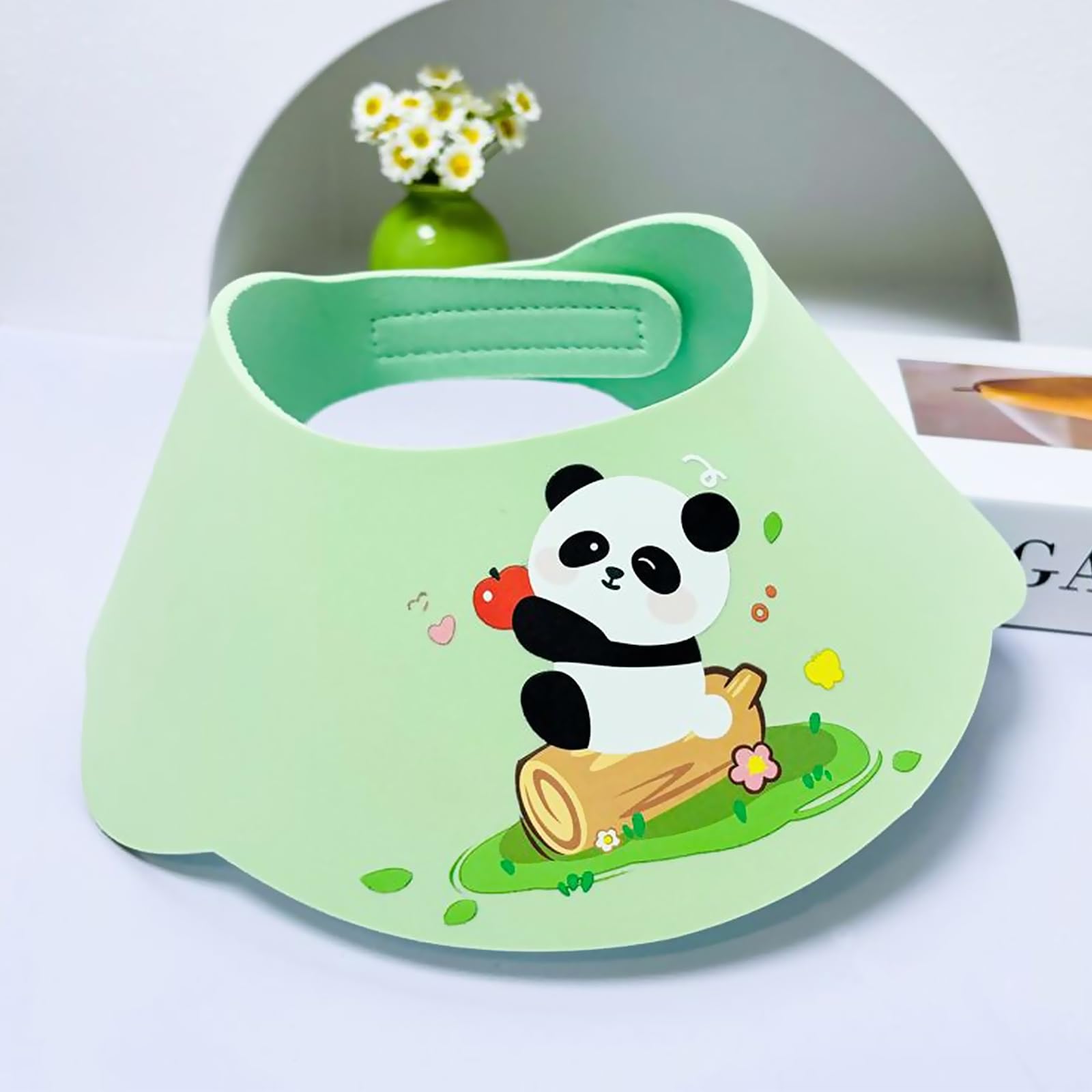 Chapeau Douche Bébé, Réglable Shampooing Bouchon, Bouclier de Lavage des Cheveux Réglable pour Enfant, Bonnet de Douche Bébé Protéger Les Yeux et les Oreilles, pour Enfants