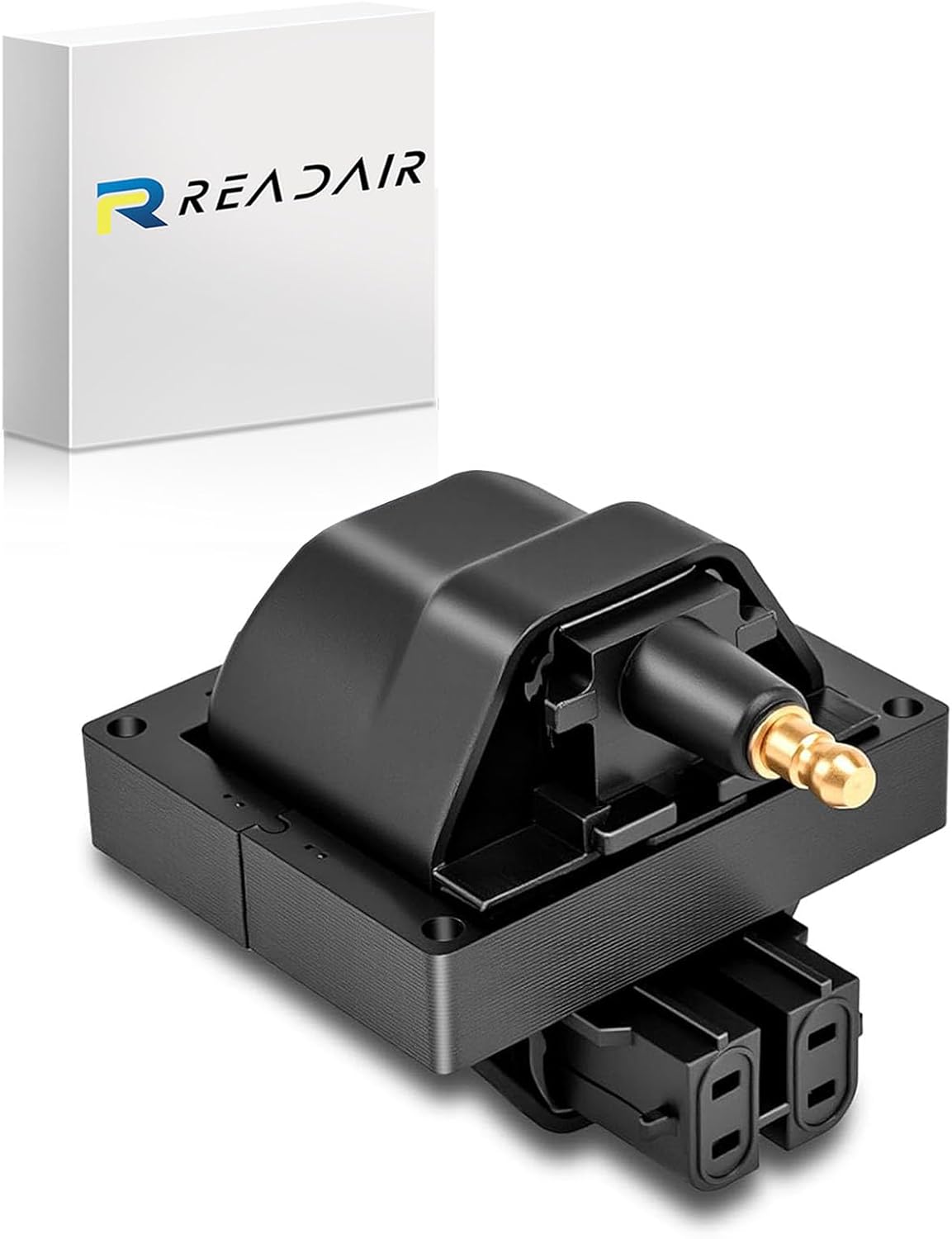 UF575 Ignition Coil & 1675 Double Iridium Spark Plug for Audi A3 A4 A5 A6 Q5 R8 TT RS4 RS5/Volkswagen Jetta Passat Beetle CC Golf GTI Replaces# C1627 07K905715F E1075