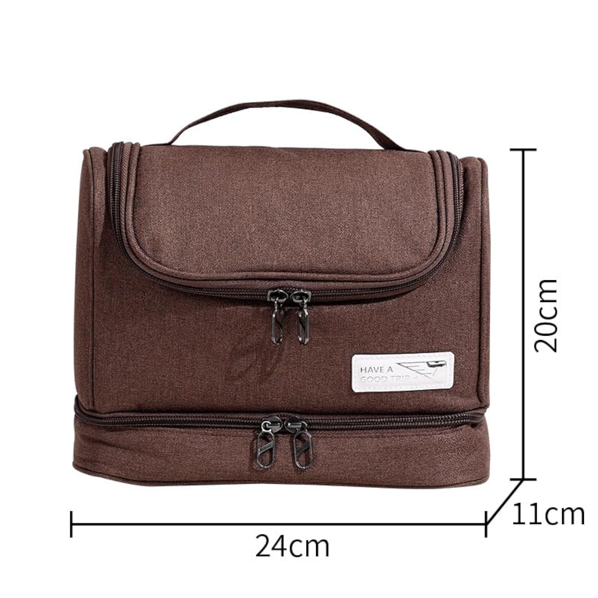 Large Capacity Cosmetic Bag, Wet Dry Separation Organizer