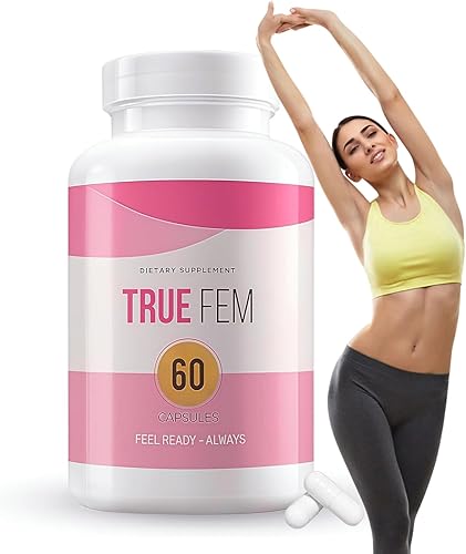 Truefem Vitamina 13 en 1, cápsulas 13 en 1 veganas, sin OMG, mezcla botánica para el equilibrio diario de las mujeres (1)
