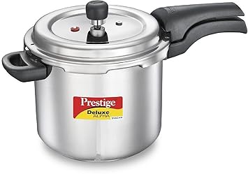 Prestige Svachh Deluxe Alpha 5.5 Litre Stainless Steel Outer Lid Pressure Cooker
