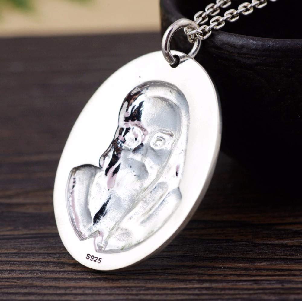Collier Chaîne En Argent Massif 925 - Maille Tank Ethnique, Occasion