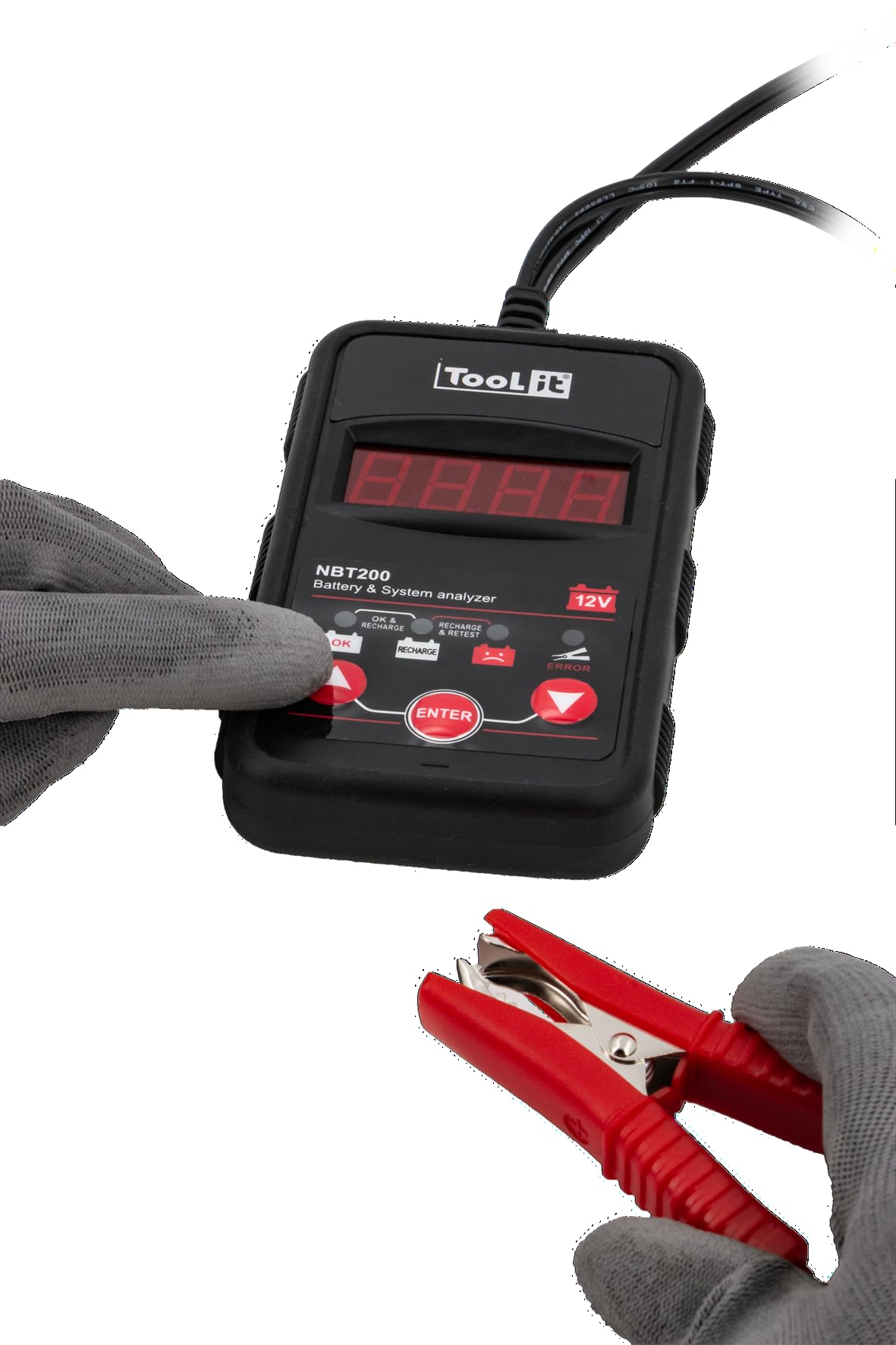GYS 024168 Testeur de batterie avec colliers
