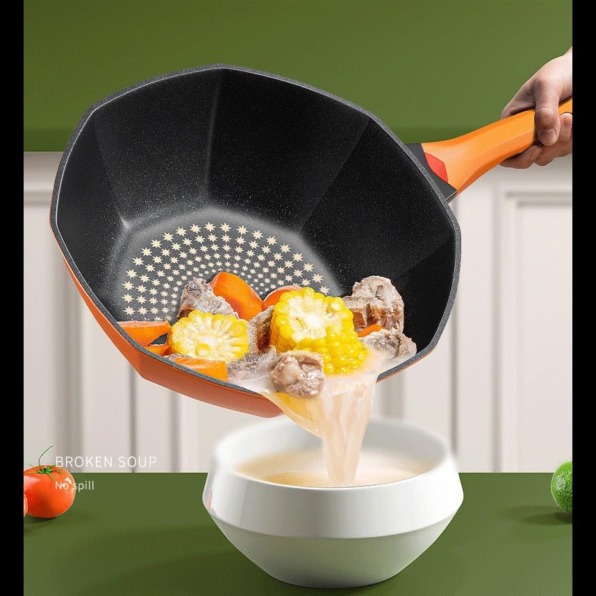 ❤軽い＆扱いやすさを兼備した本格派❣料理のプロも大絶賛♪❤万能☆フライパン Amazon | HKGFAYO 家庭用の底が平らなフライパンに適したノン