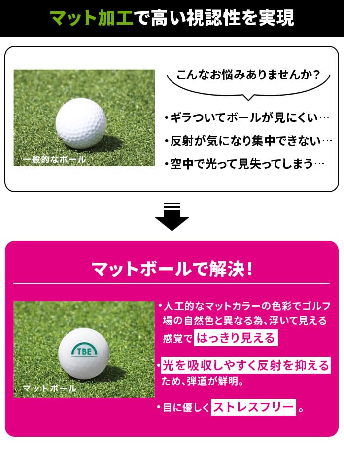【新品】飛衛門ゴルフボール マットオレンジ 2ピース 8ダースセット　トビエモン 楽天市場】飛衛門 とびえもん メッシュバック入り 蛍光マット