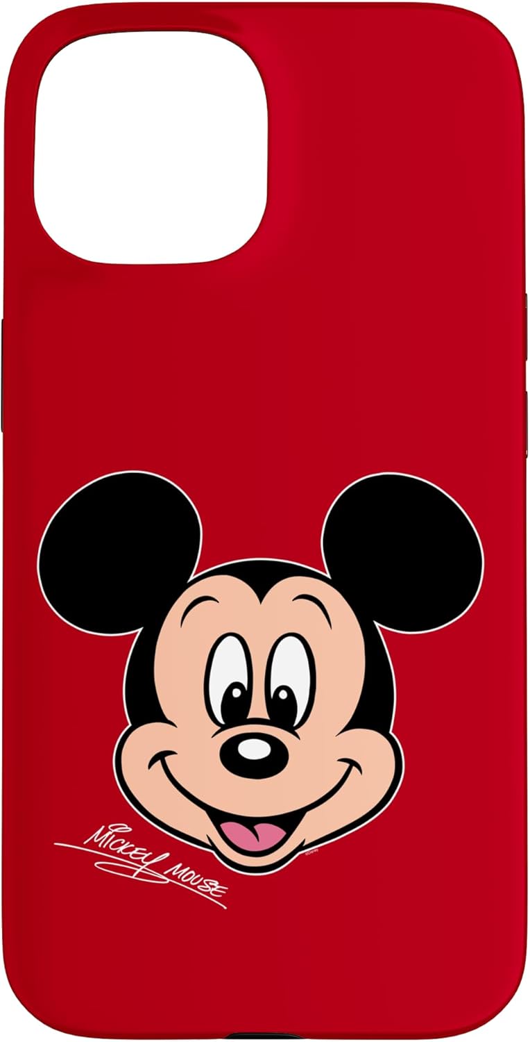 Disney Mickey Mouse Big Face Forward Character Trip Matching Case for iPhone 17 Pro