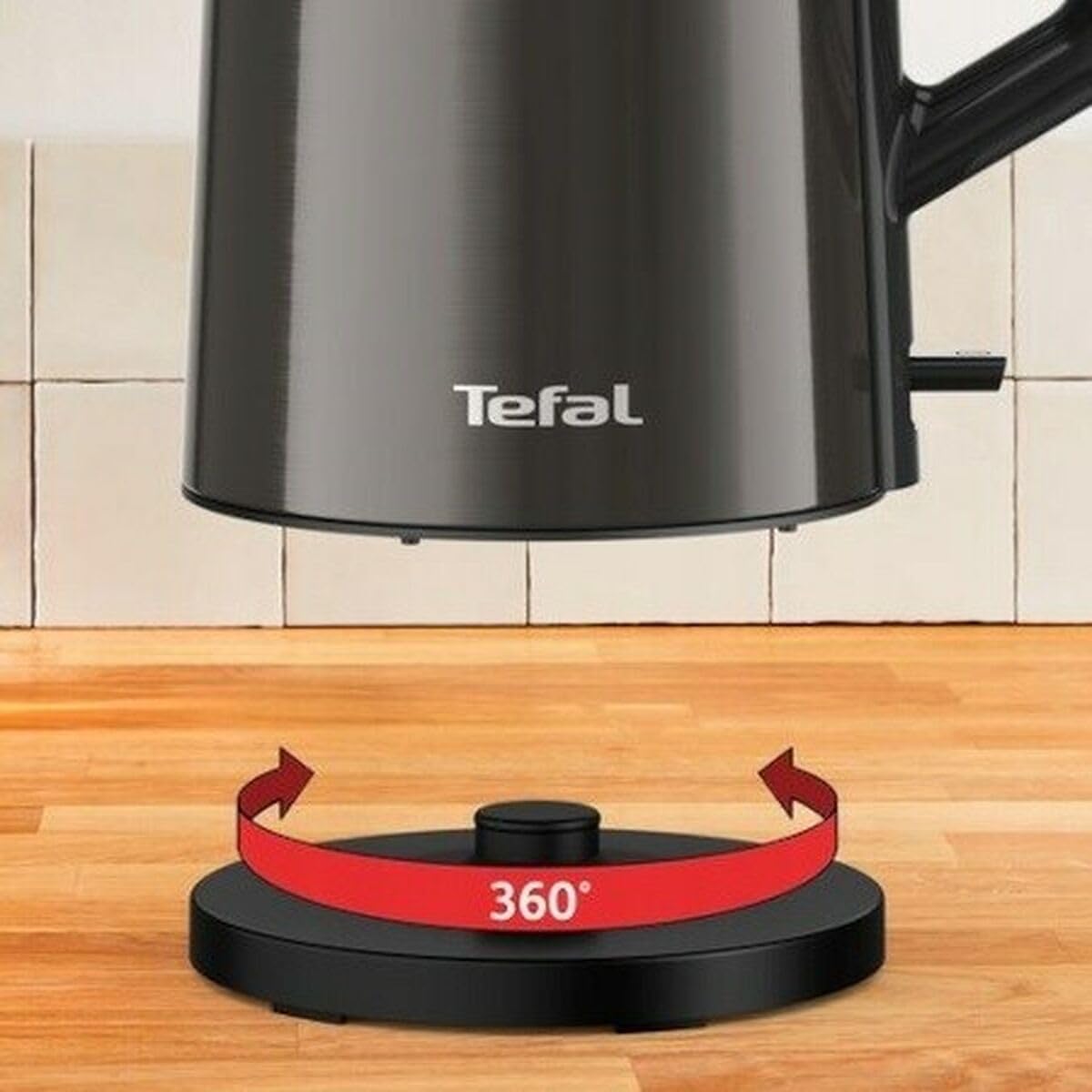 Tefal KI583E Wasserkocher, Graphit, 2000 W, 1,5 l