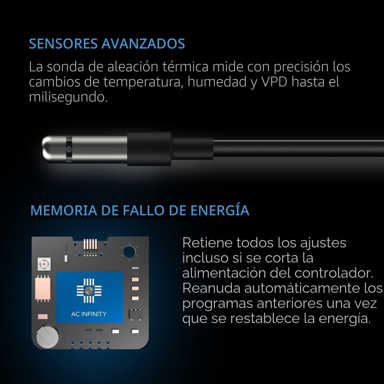 AC Infinity Controller 69 PRO, controlador ambiental inteligente con temperatura, humedad, VPD, temporizador, ciclo, controles de programación, para iluminación de ventilación de refrigeración