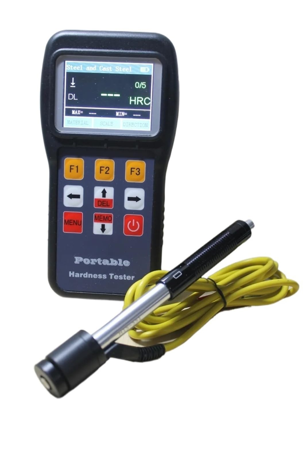 Gqnblvhzupdm One Color Hardness Tester Portable Color Screen Leeb Hardness Tester