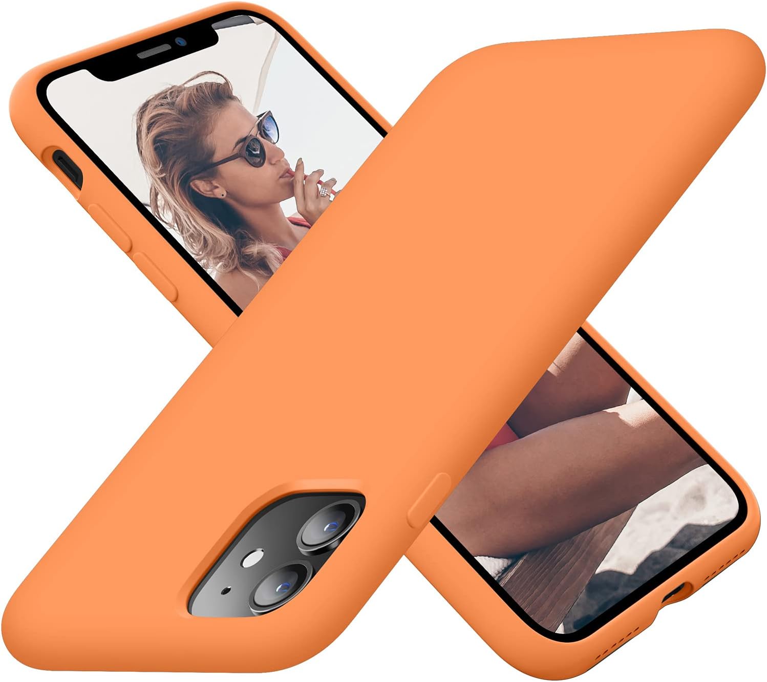 Cordking for iPhone 11 Case, Silicone Ultra Slim Shockproof