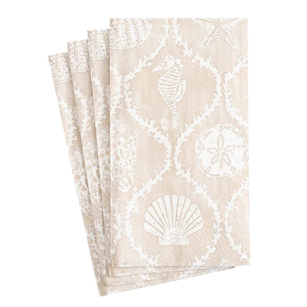Caspari Papierservietten Seychellen – 15 Stück, 3-lagig, Kompostierbar