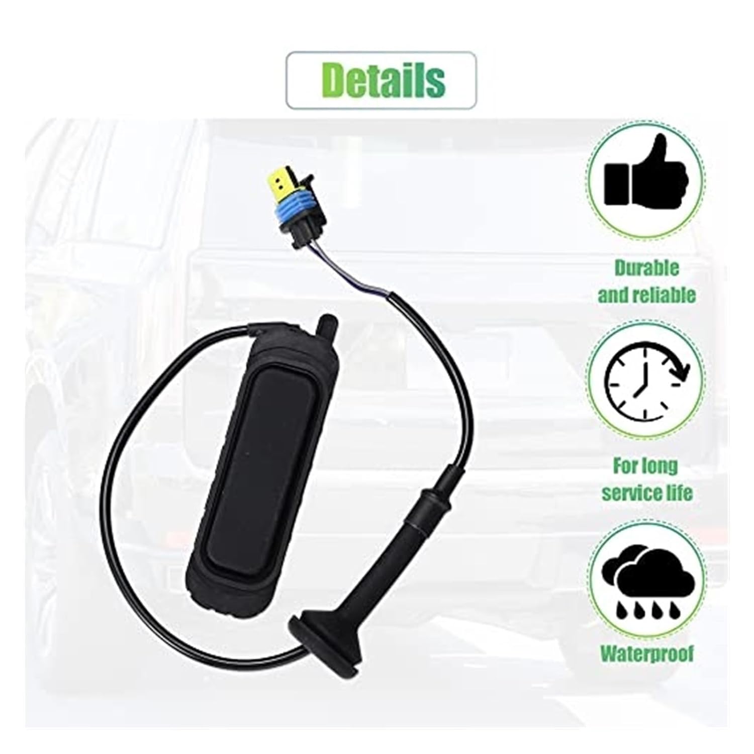 15106857 Rear Trunk Liftgate Tailgate Release Switch Button for Chevrolet Suburban 1500 2007-2014 for Cadillac for Escalade Esv 2007-2014 for Gmc Yukon 2007-2014 Car Boot Switch