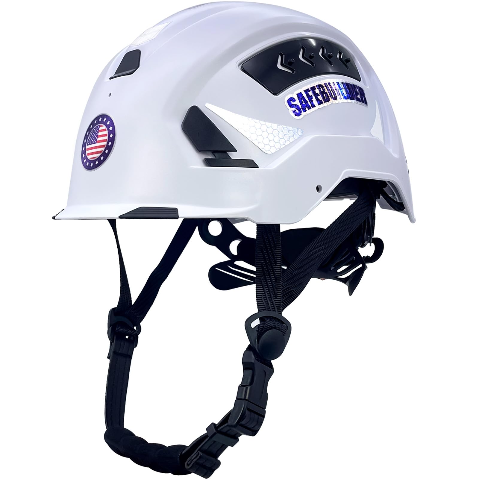 CR99 Safety Hard Hats Industrial Work Safety Helmet Hard Hats Adjustable Vents Head Protection Construction Hardhats ANSI Type 1 Class C Approved