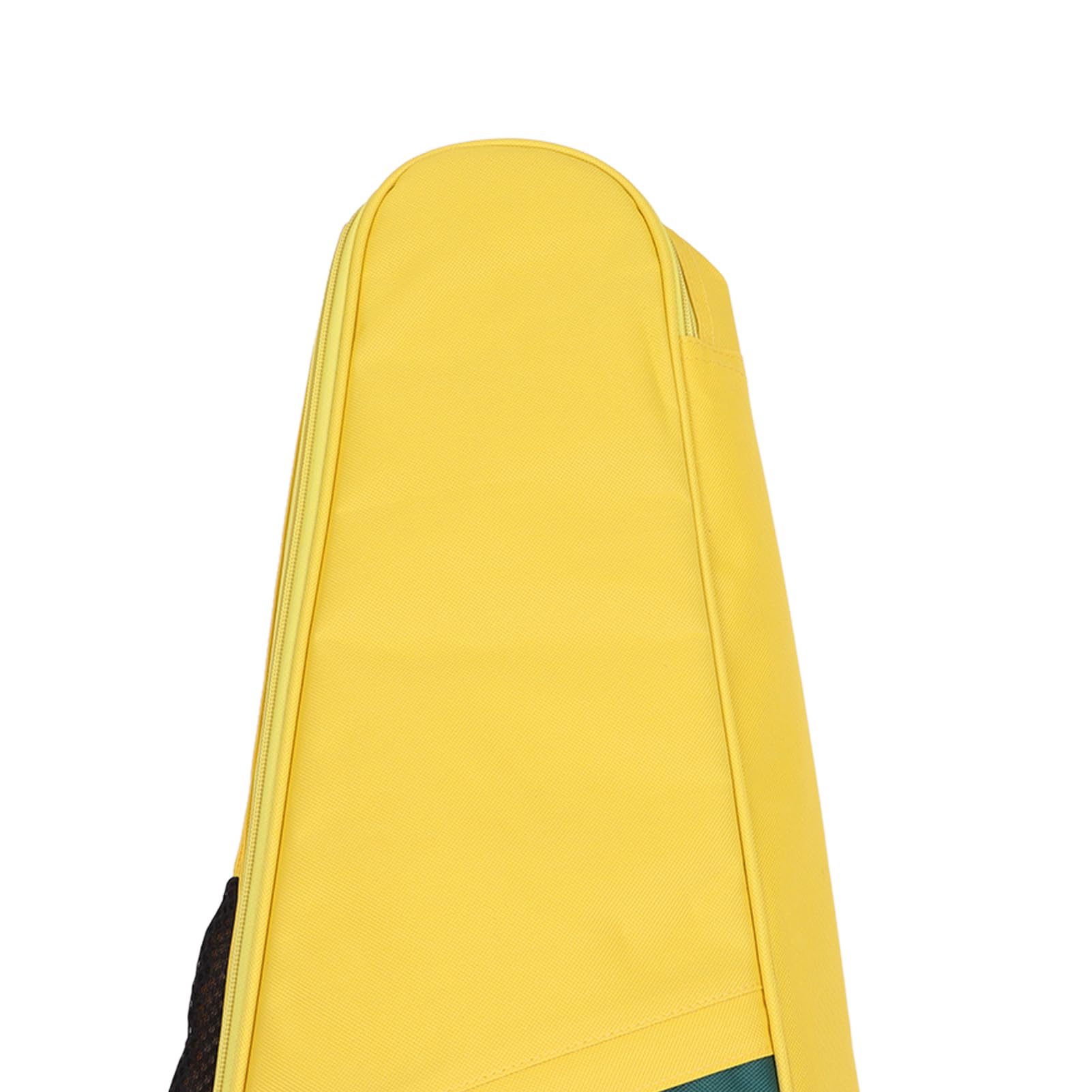 Keenso Zaino Imbottito per Ukulele con Spallacci Regolabili per Ukulele da 23 Pollici e 24 Pollici, Tessuto Oxford Impermeabile, Resistente e Protettivo (Giallo verde scuro)