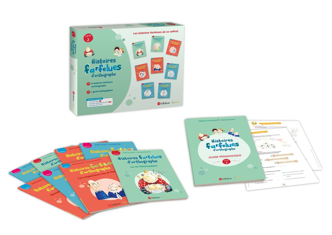 Coffret Histoires farfelues d'orthographe - Cycle 2 - CP-CE1-CE2