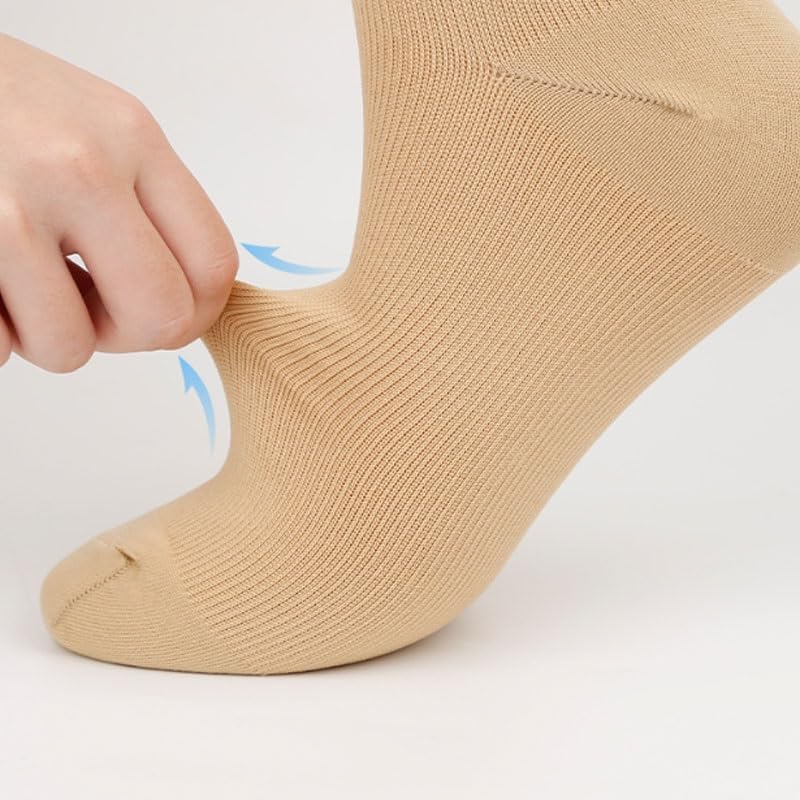 Sports Zipper Socks Pressure Elastic Long Leg Calf