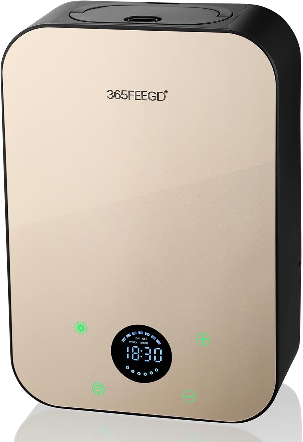 Waterless Essential Oil Diffuser – 150mL Smart Portable Bluetooth Diffuser | Dual-Power (Battery/AC) | Covers up to 1500 Sq Ft Home Aromatherapy