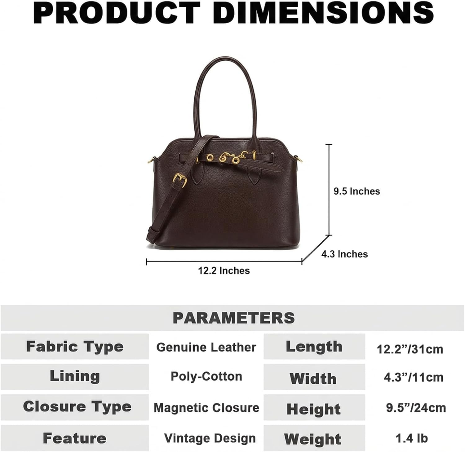 Small Genuine Leather Crossbody Bags for Women Top Handle Satchel Shoulder Purse Handbags - Image 2