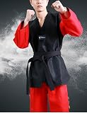 Volere è potere Taekwondo Gi zestaw DobokTaekwondo standardowy mundur TKD garnitur z paskiem 170 cm