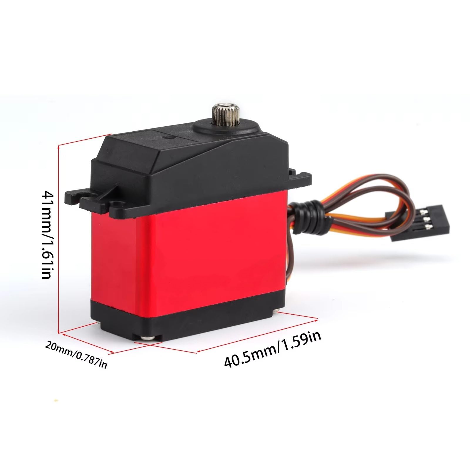 Robot RC para Coche, Barco, Avión, Camión Piezas De Mejora, Accesorios Servo Digital DIY De 35 Kg, 360°, Gran Par, Resistente Al Agua Piezas RC