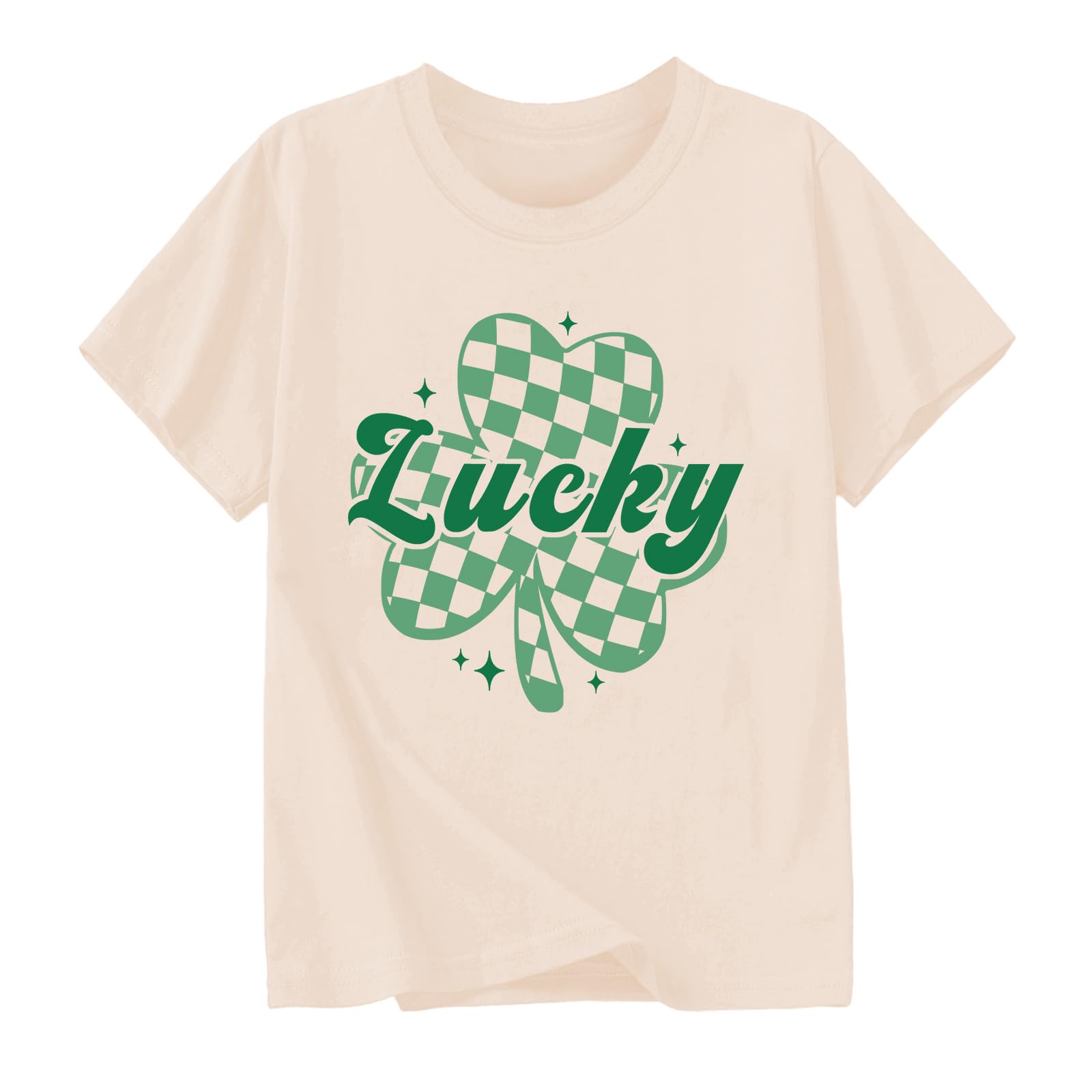 Goengmo Toddler Boy Girl St Patrick's Day Shirts Kids Lucky Tshirts Cotton Short Sleeve Tees 2-10 Years