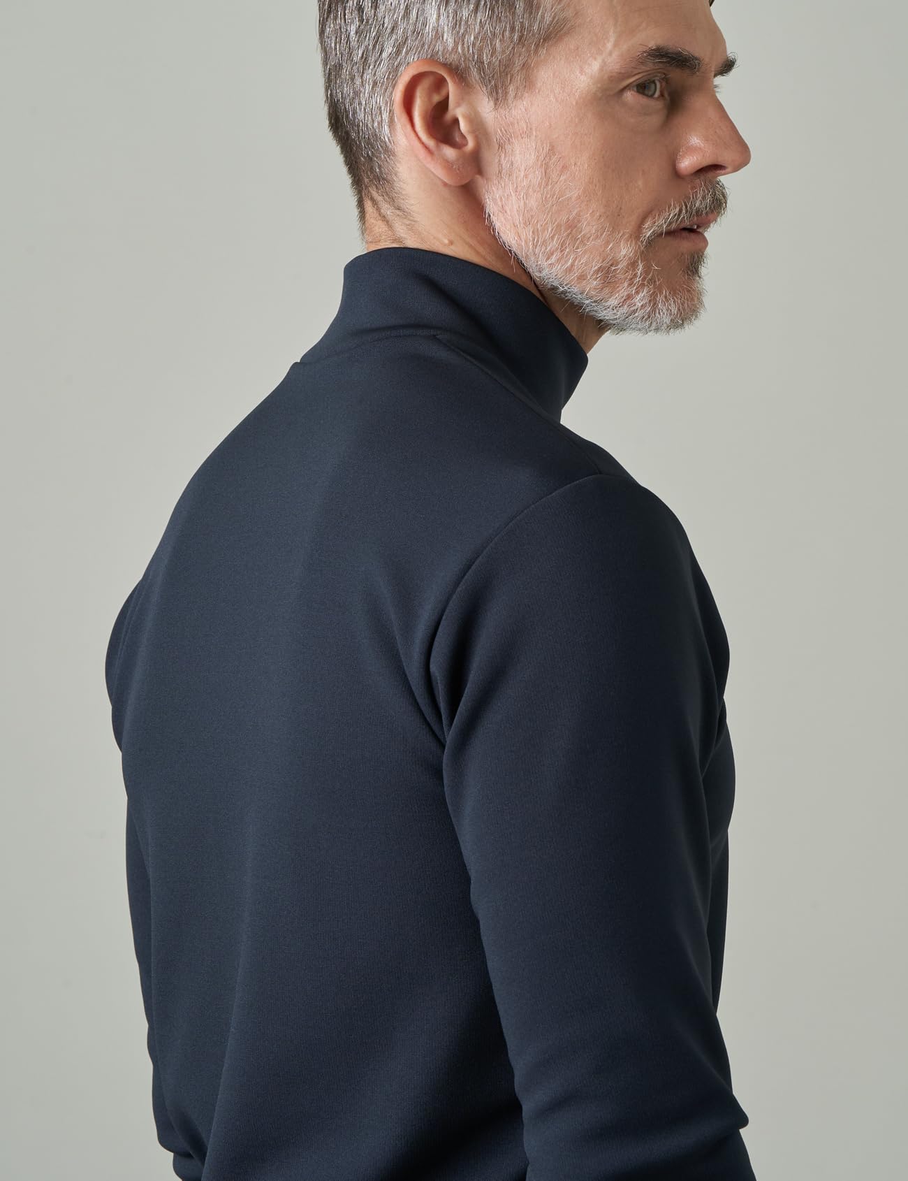 LAPASA Maglia Termica da Uomo con Collo Alto Finto in Micropile - Abbigliamento Termico Traspirante Maniche Lunghe Fodera in Pile Strato Base M102/M123/M132