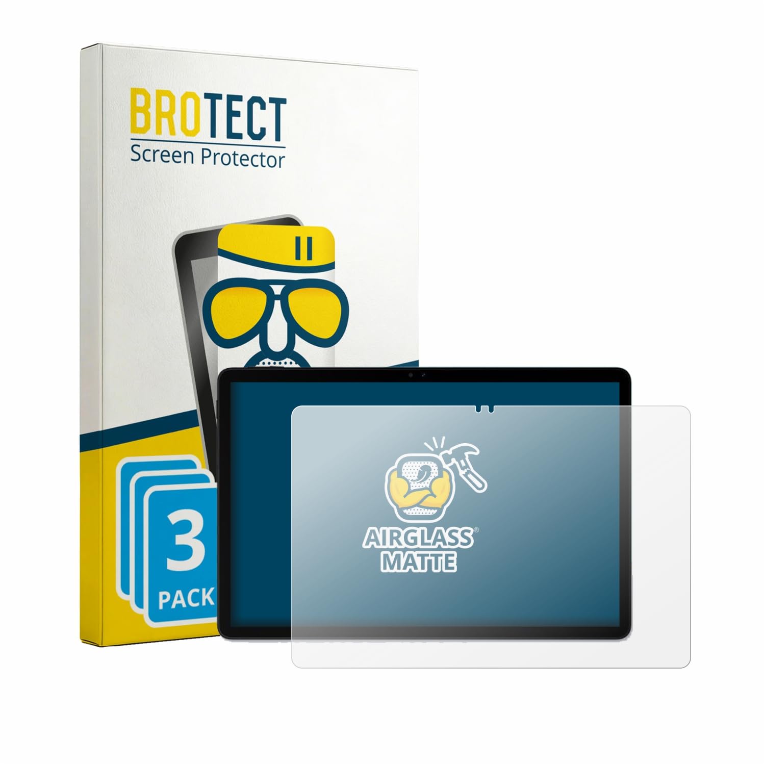 BROTECT Protector Pantalla Mate Cristal para POCKAM P11 11" (3 Unidades) Protección Anti-Reflejos