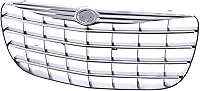 Vista 1 de CarPartsDepot Nueva parrilla delantera cromada plateada compatible con Chrysler Sebring Sedan Convertible