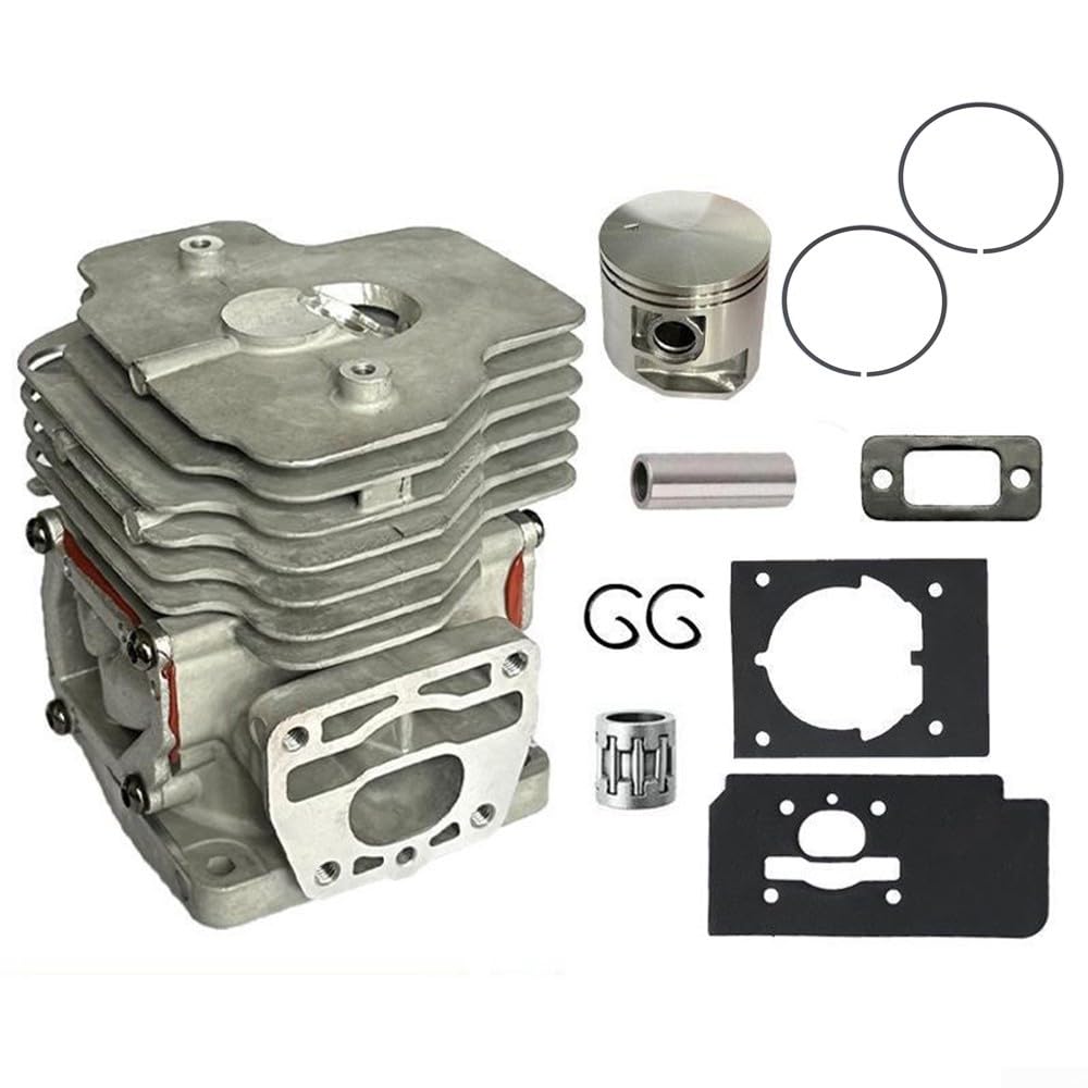 Kit pistone cilindro, 1 set per soffiatore a foglia di ricambio P100006300 compatibile con modelli PB-8010 PB-9010 Ripristina le prestazioni del motore appassionati di riparazione fai da te
