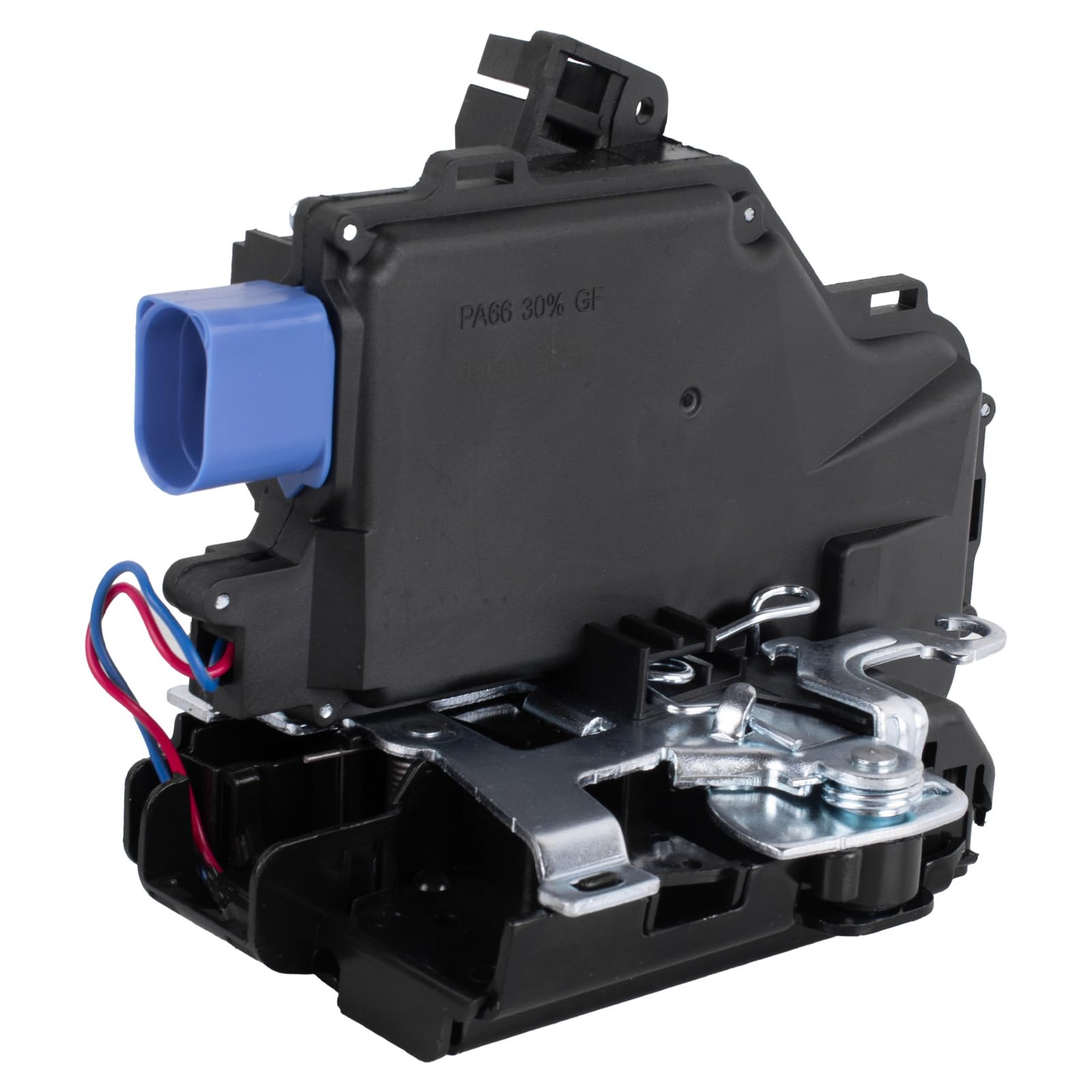 Moteur de verrouillage de porte avant gauche 9 broches compatible avec 2003-2009 Golf MK V 1K1 Golf Plus 5M1 Golf VI AJ5 Altea 5P1 Toledo III 5P2 Numéro de pièce 3D1837015 3D1837015AB