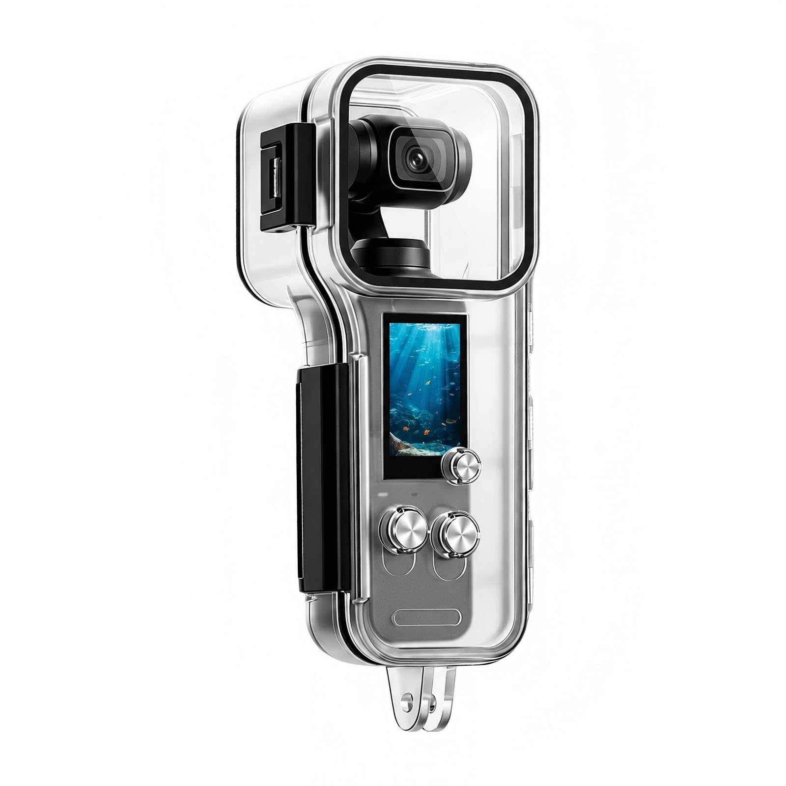 PULUZ Custodia impermeabile per DJI Osmo Pocket 4, 50 m, custodia protettiva subacquea impermeabile, accessorio per immersioni, snorkeling e sport acquatici