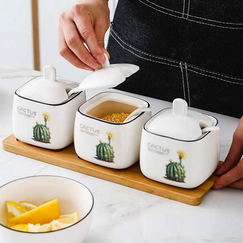 Ceramic Seasoning Bottle, Creative Kitchen Cartoon Sauce Vinegar Pot