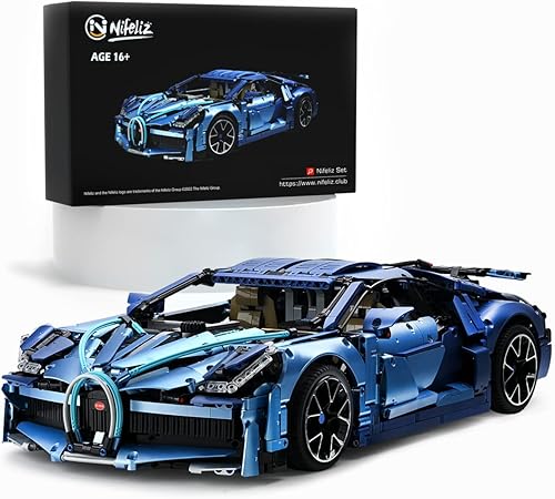 Nifeliz DIVN Race Car MOC Building Kit and Engineering Toy Adult Collectible Sports Car Technology Car Building Kit 18 Scale Sports Car Model for