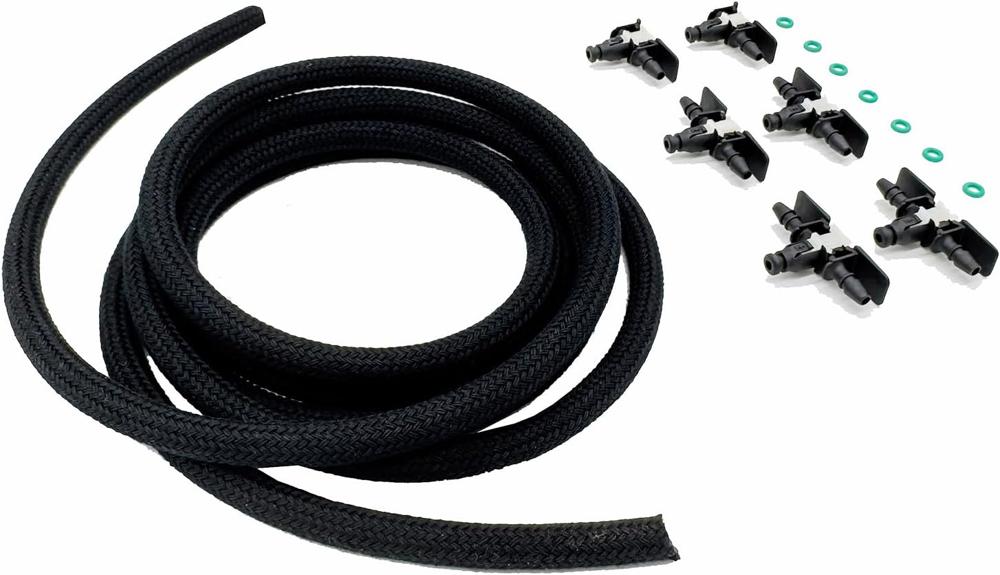 68229388AA Fuel Injector Return Line Fitting Hose Kit for EcoDiesel Ram 1500 Promaster Grand Cherokee 3.0L