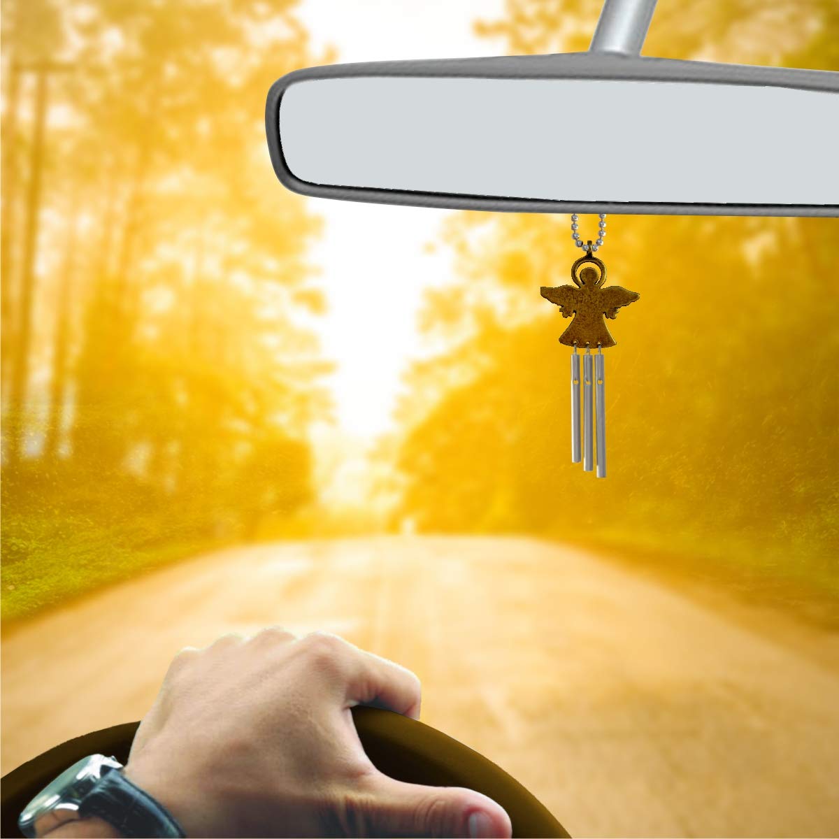 Amazon.com : Jacob's Musical Car Charm, Angel, Mini Wind Chime