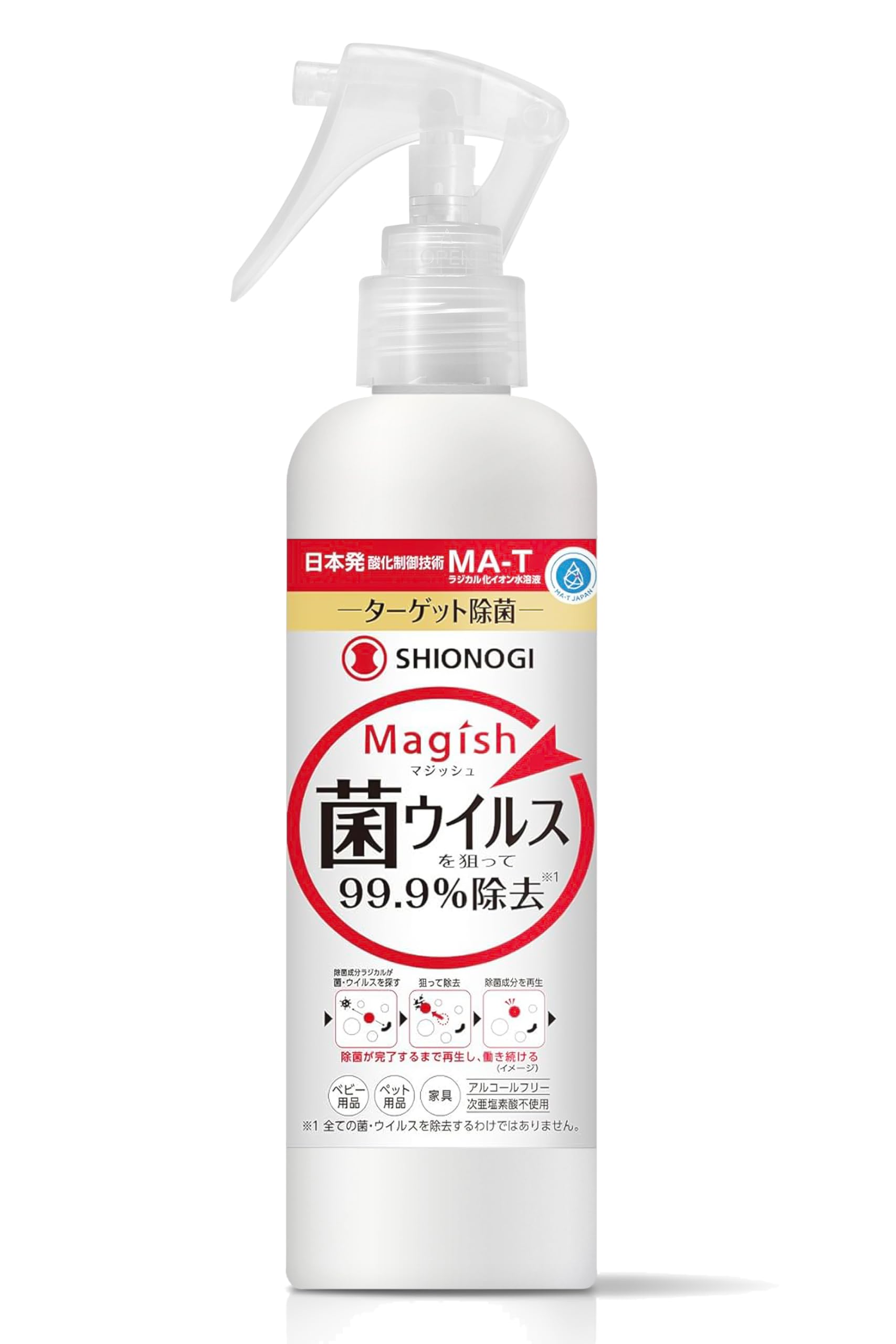 Amazon.co.jp: [ シオノギヘルスケア 公式 ] マジッシュ除菌スプレー
