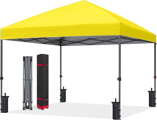 Miniatura 16 de ABCCANOPY Toldo desplegable – Tienda de campaña portátil para patio al aire libre resistente para patio trasero y terraza con 4 bolsas de arena