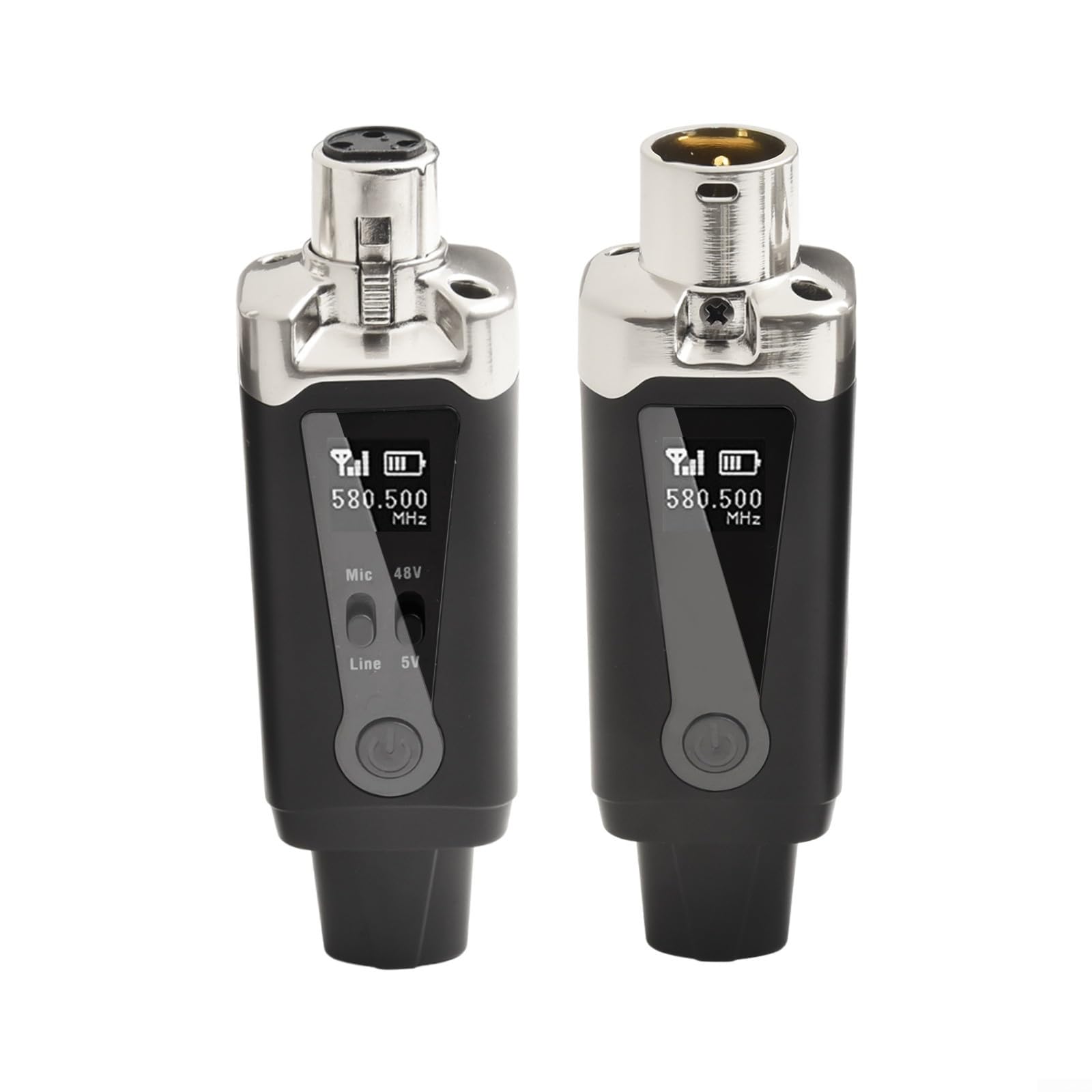 UHF Wireless Mic System XLR 48V Power Gain UHF Wireless Mic System