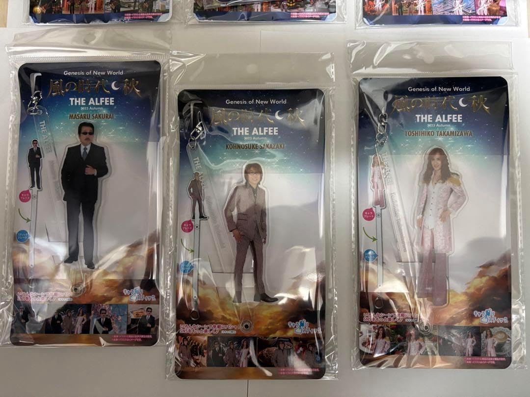 THE ALFEE 風の時代秋 アクリルスティックセット THE ALFEE 2023 秋冬