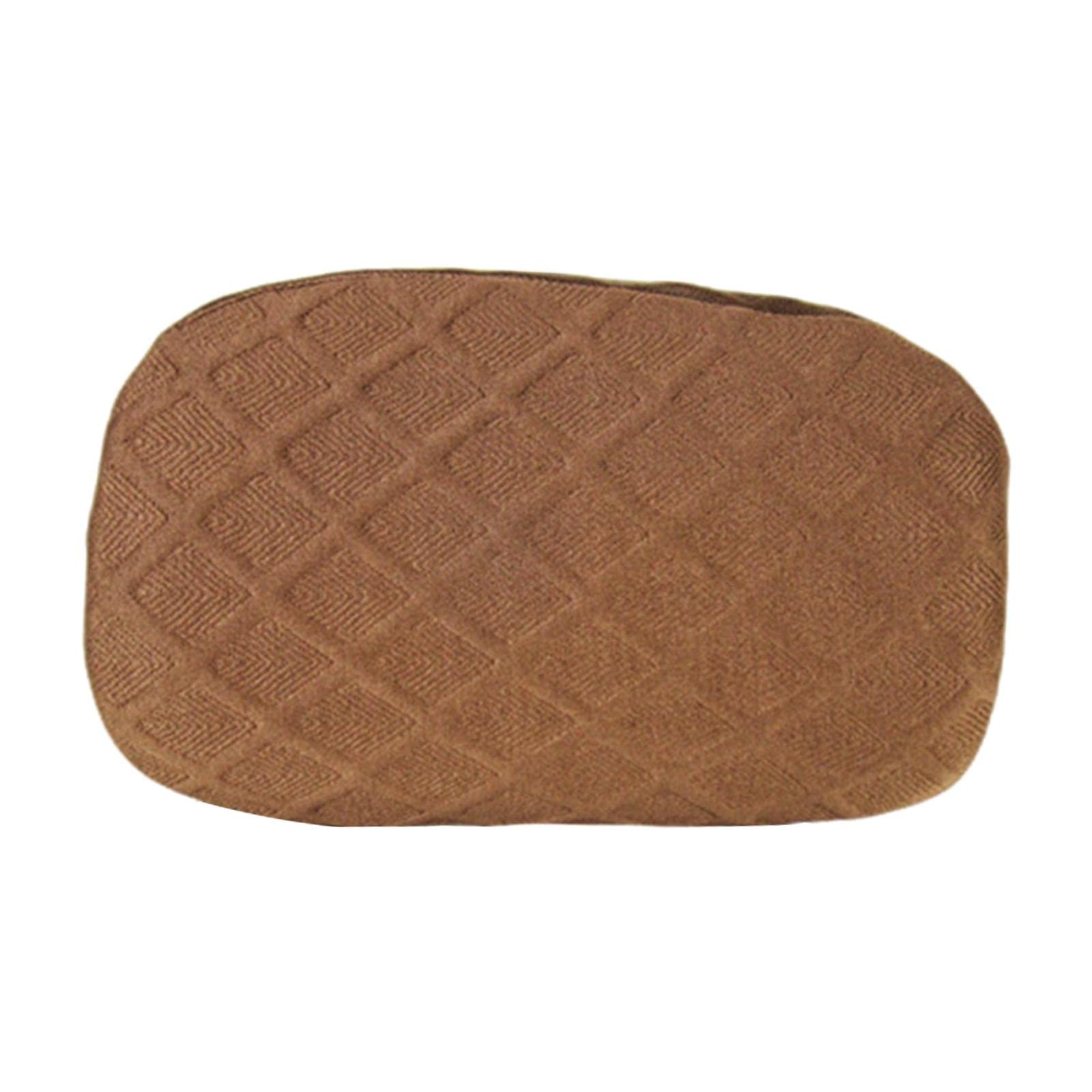 Office Chair Head Pillow Cover Swivel Chair Pillow Slipcover Armrest Chair Headrest Cover, Elastic and Stretch, Removable, Washable, Coffee