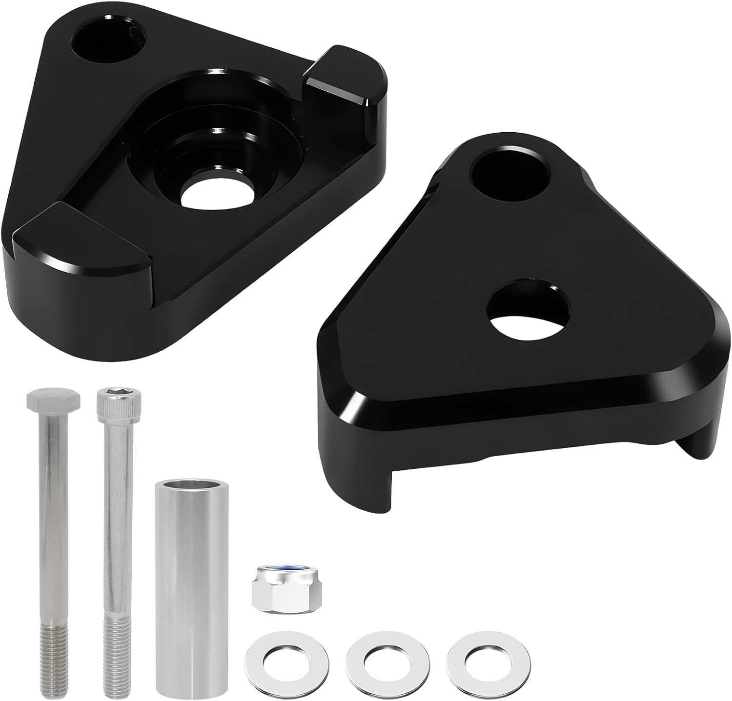 Motorcycle 1.5” Drop Lowering Link Suspension Linkage Lower Links Kits for Yamaha YZF R3 2015-2025, MT 03 2016-2024 Models, Black